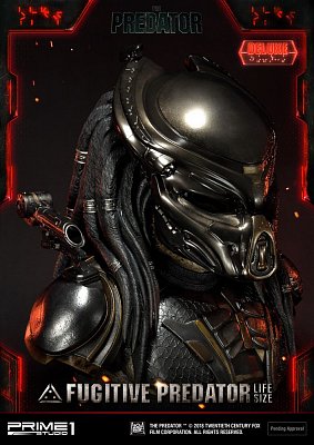 Predator 2018 Bust 1/1 Fugitive Predator Deluxe Ver. 76 cm