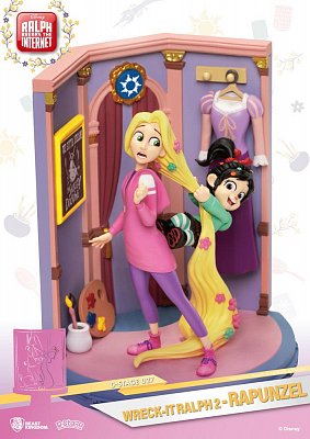 Ralph Breaks the Internet D-Stage PVC Diorama Rapunzel & Vanellope 15 cm