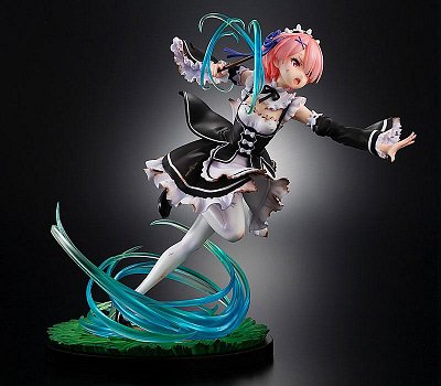 Re:ZERO -Starting Life in Another World- PVC Statue 1/7 Ram Battle with Roswaal Ver. 24 cm