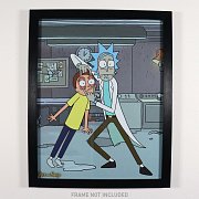 Rick & Morty Art Print Limited Edition Fan-Cel 36 x 28 cm