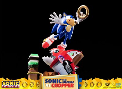 Sonic Generations Diorama Sonic vs Chopper 28 cm