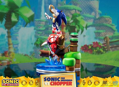 Sonic Generations Diorama Sonic vs Chopper 28 cm