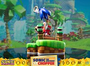 Sonic Generations Diorama Sonic vs Chopper 28 cm