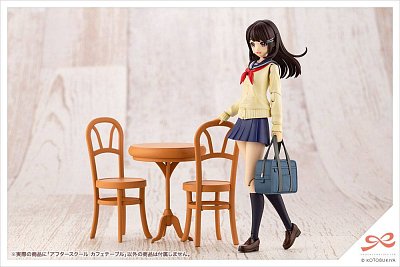 Sousai Shojo Teien Model Kit Accesoory Set 1/10 After School Cafe Table 8 cm