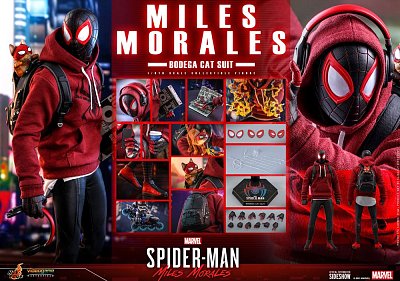 Spider-Man: Miles Morales Videogame Masterpiece Action Figure 1/6 Miles Morales Bodega Cat Suit 29cm