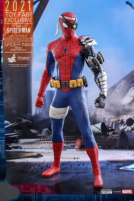 Spider-Man Videogame Masterpiece Action Figure 1/6 Cyborg Spider-Man Suit 2021 Toy Fair Exclusive