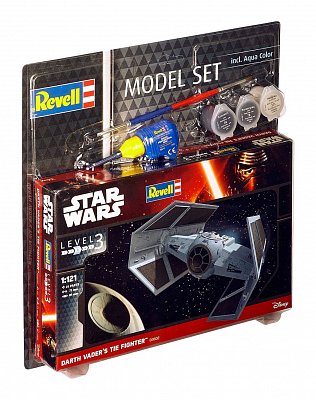 Star Wars Model Kit 1/121 Model Set Darth Vader\'s TIE Fighter 7 cm
