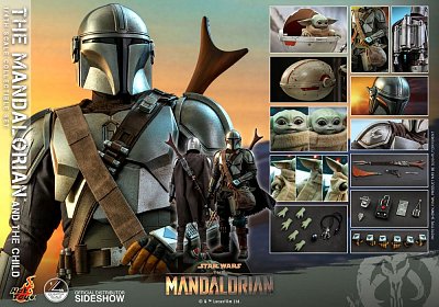 Star Wars The Mandalorian Action Figure 2-Pack 1/4 The Mandalorian & The Child 46 cm - Severely damaged packaging