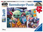 Star Wars The Mandalorian Jigsaw Puzzle Grogu Moments (3x49 pieces)