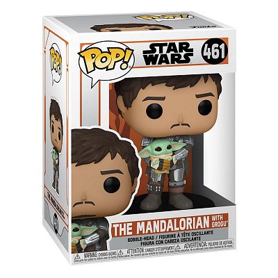 Star Wars The Mandalorian POP! TV Vinyl Figure The Mandalorian & Grogu 9 cm