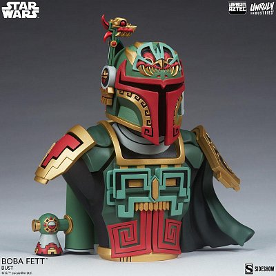 Star Wars Urban Aztec Vinyl Bust Boba Fett by Jesse Hernandez 20 cm