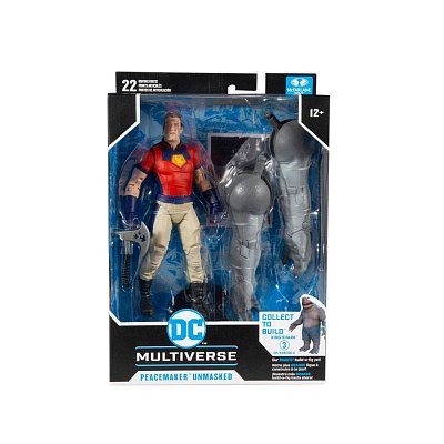 Suicide Squad Build A Action Figure Peace Maker (Unmasked) 18 cm - Damaged packaging