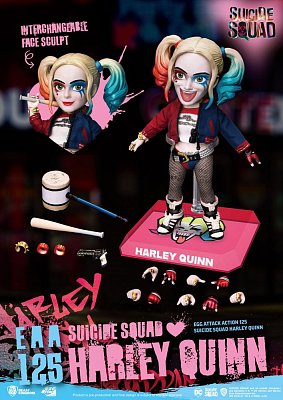 Suicide Squad Egg Attack Action Action Figure Harley Quinn 17 cm