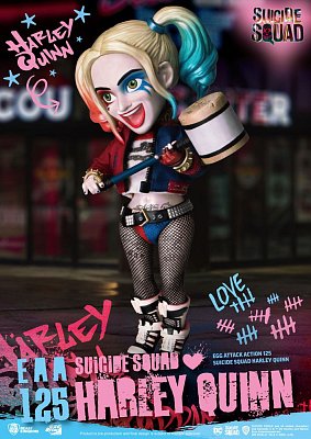 Suicide Squad Egg Attack Action Action Figure Harley Quinn 17 cm