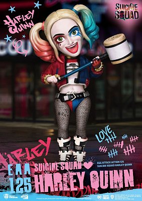 Suicide Squad Egg Attack Action Action Figure Harley Quinn 17 cm