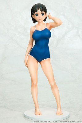 Sword Art Online PVC Statue 1/7 Suguha Kirigaya Leafa Navy Blue Swimsuit Ver. 23 cm