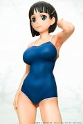 Sword Art Online PVC Statue 1/7 Suguha Kirigaya Leafa Navy Blue Swimsuit Ver. 23 cm