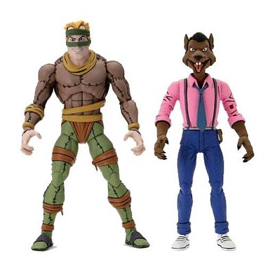 Teenage Mutant Ninja Turtles Action Figure 2-Pack Rat King & Vernon 18 cm