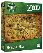 The Legend of Zelda Jigsaw Puzzle Hyrule Map (1000 pieces)