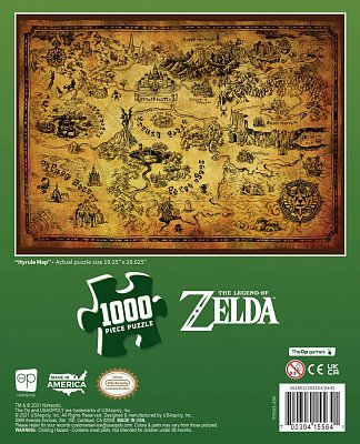 The Legend of Zelda Jigsaw Puzzle Hyrule Map (1000 pieces)