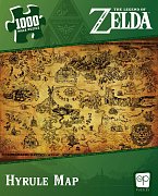 The Legend of Zelda Jigsaw Puzzle Hyrule Map (1000 pieces)