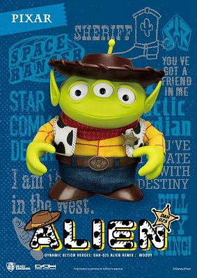 Toy Story Dynamic 8ction Heroes Action Figure Alien Remix Woody 16 cm