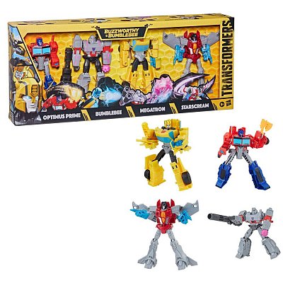 Transformers Buzzworthy Bumblebee Action Figure 4-Pack Warriors 14 cm