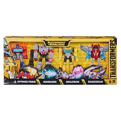 Transformers Buzzworthy Bumblebee Action Figure 4-Pack Warriors 14 cm