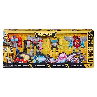 Transformers Buzzworthy Bumblebee Action Figure 4-Pack Warriors 14 cm