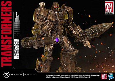 Transformers: G1 Statue Megatron Antique Gold 60 cm