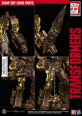 Transformers: G1 Statue Megatron Antique Gold 60 cm