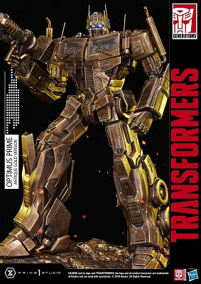 Transformers: G1 Statue Optimus Prime Antique Gold 58 cm