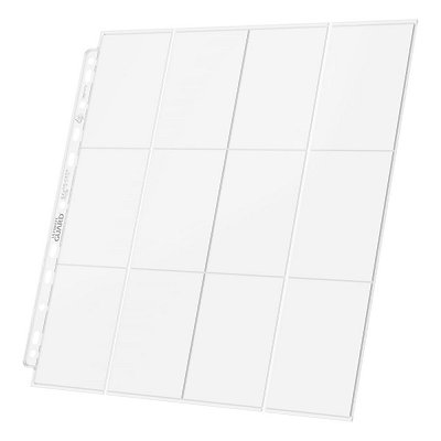 Ultimate Guard 24-Pocket QuadRow Pages Side-Loading Clear (10)