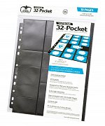 Ultimate Guard 32-Pocket Pages Standard Size & Mini American Black (10)