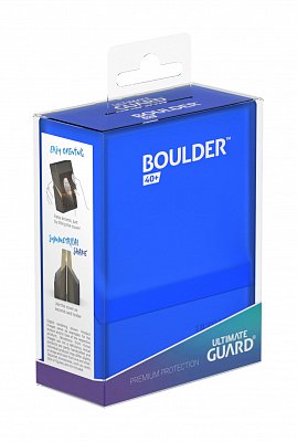 Ultimate Guard Boulder&trade; Deck Case 40+ Standard Size Sapphire