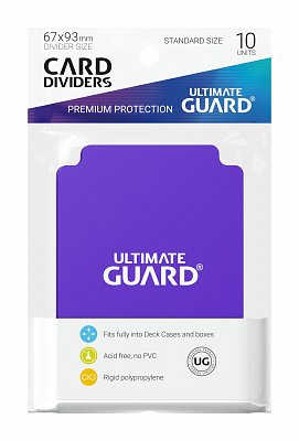 Ultimate Guard Card Dividers Standard Size Purple (10)