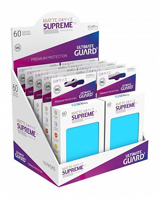 Ultimate Guard Supreme UX Sleeves Japanese Size Matte Light Blue (60)