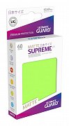 Ultimate Guard Supreme UX Sleeves Japanese Size Matte Light Green (60)