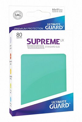 Ultimate Guard Supreme UX Sleeves Standard Size Turquoise (80)