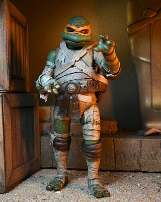 Universal Monsters x Teenage Mutant Ninja Turtles Action Figure Ultimate Michelangelo as The Mummy 18 cm