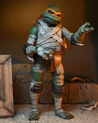 Universal Monsters x Teenage Mutant Ninja Turtles Action Figure Ultimate Michelangelo as The Mummy 18 cm