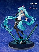 Vocaloid PVC Statue 1/7 Miku Hatsune Cat Ear Headphone Ver. 25 cm