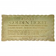 Willy Wonka & the Chocolate Factory Replica Mini Golden Ticket