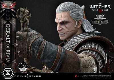 Witcher 3 Wild Hunt Statue 1/3 Geralt von Riva Deluxe Version 88 cm