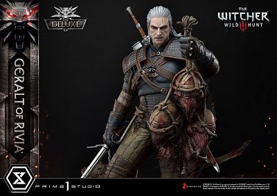 Witcher 3 Wild Hunt Statue 1/3 Geralt von Riva Deluxe Version 88 cm