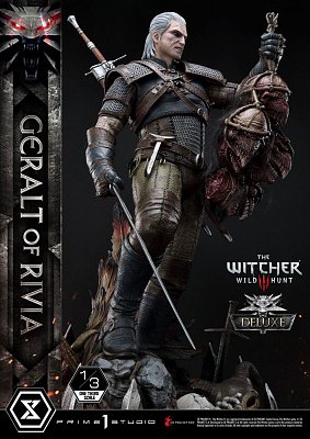 Witcher 3 Wild Hunt Statue 1/3 Geralt von Riva Deluxe Version 88 cm