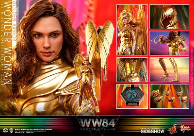 Wonder Woman 1984 Movie Masterpiece Action Figure 1/6 Golden Armor Wonder Woman 30 cm