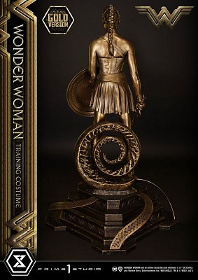 Wonder Woman Statue Wonder Woman Training Costume Gold Version 80 cm