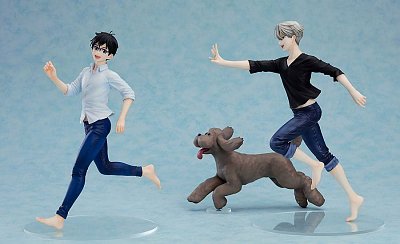 Yuri!!! on Ice PVC Statues 1/8 Yuri, Victor & Makkachin 10 - 23 cm