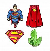 DC Comics Collectors Pins 4-Pack Superman